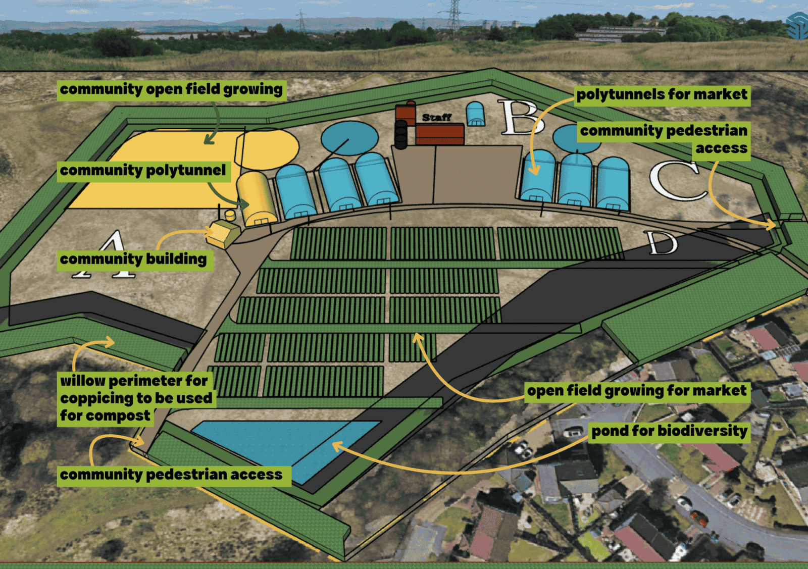 Ruchill Golf Course Design Map 2