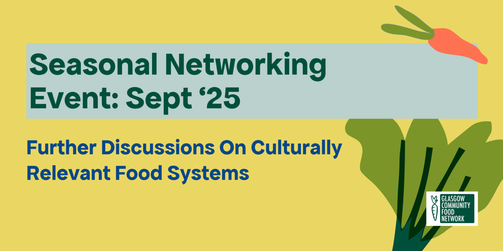 Seasonal networking event sept 25